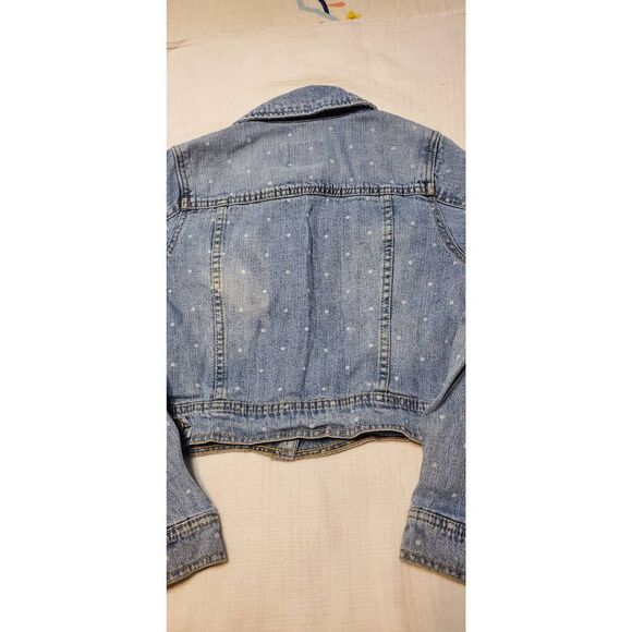 CHEROKEE STONEWASHED GIRLS DENIM CROP JACKET - Picture 5 of 7